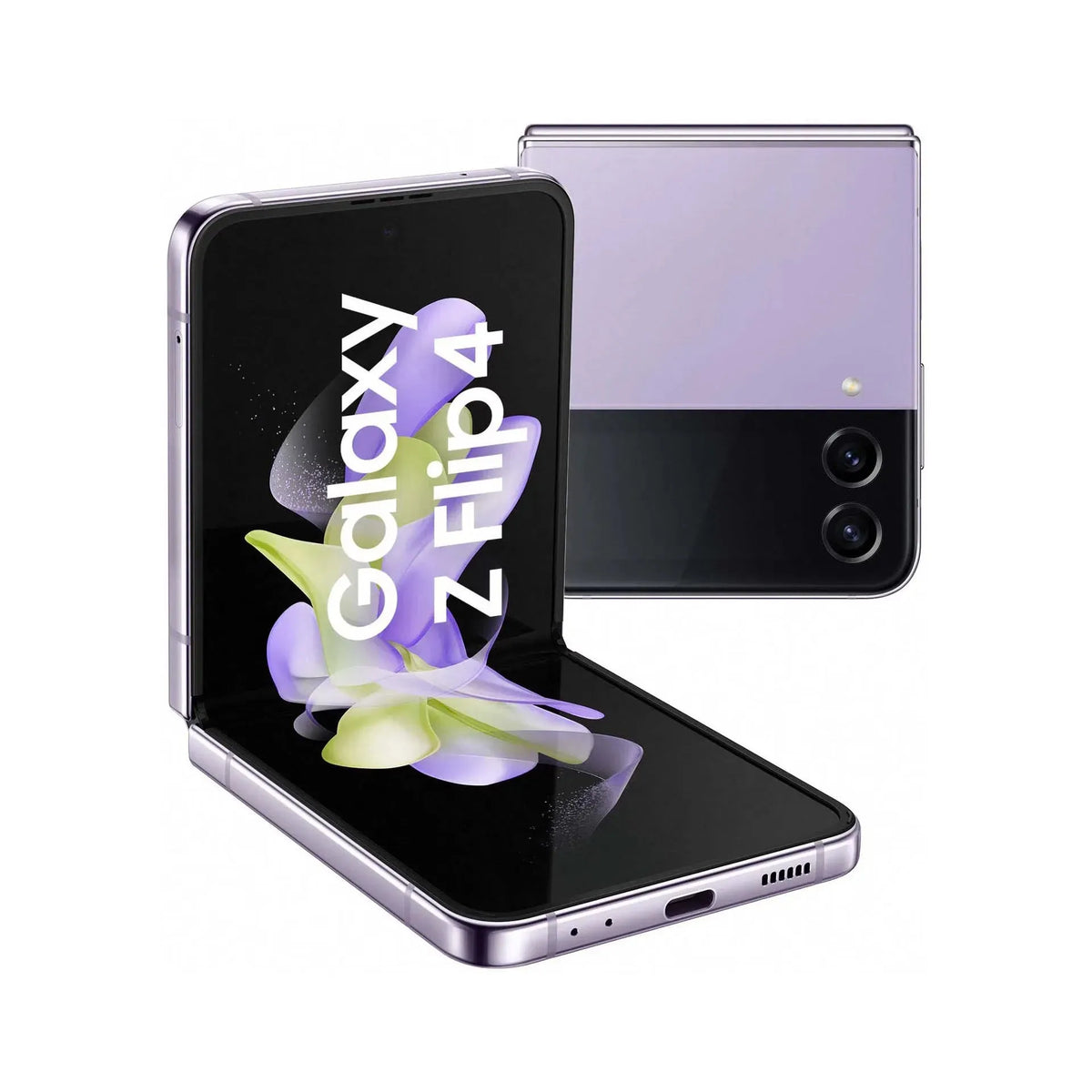 Brugt Samsung Galaxy Z Flip4 i lilla fra Samsung - testet og certificeret hos Green.dk