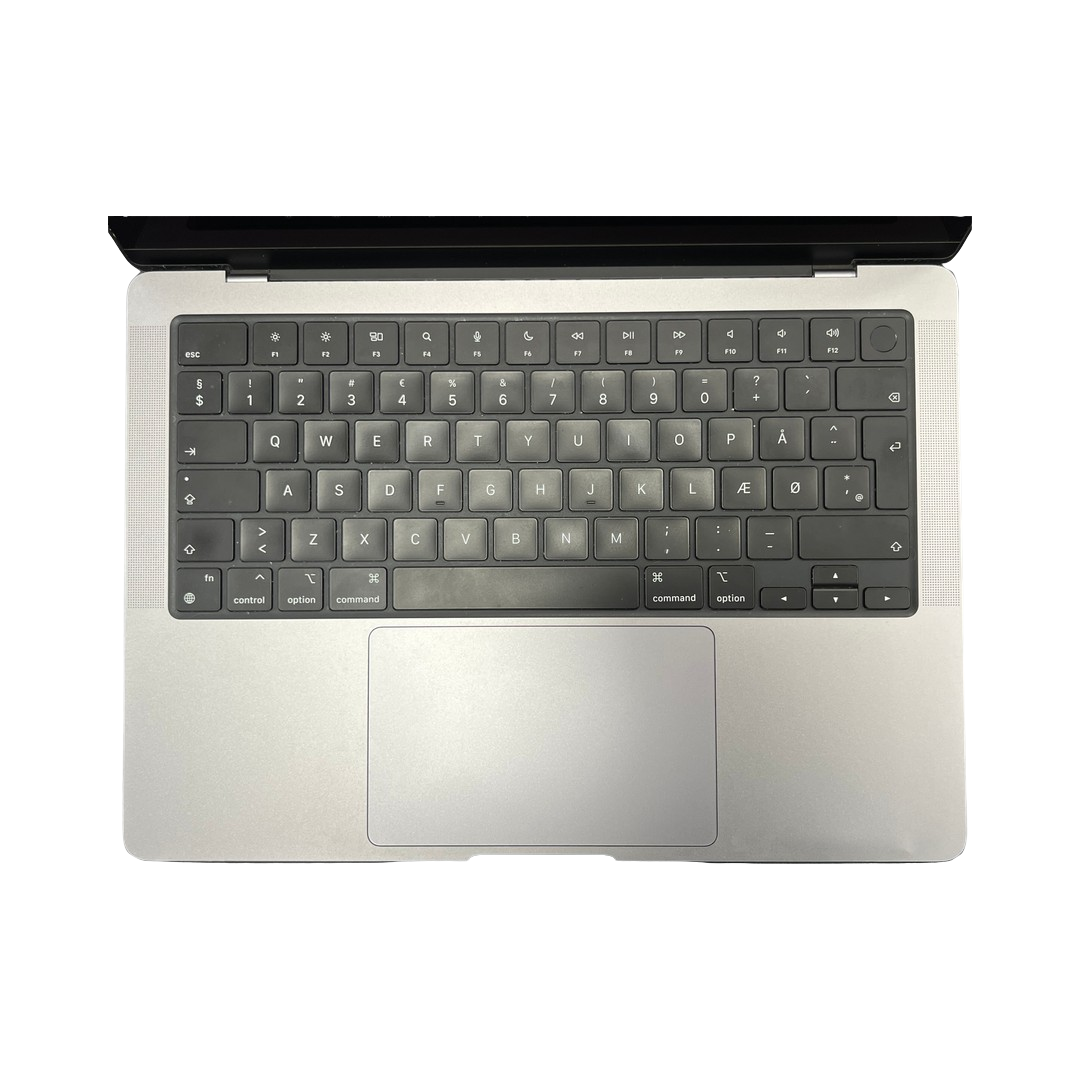Brugt MacBook Pro 14" | 8GB RAM | 512GB SSD | 8-Core CPU / 10-Core GPU | M3 Chip | 2023