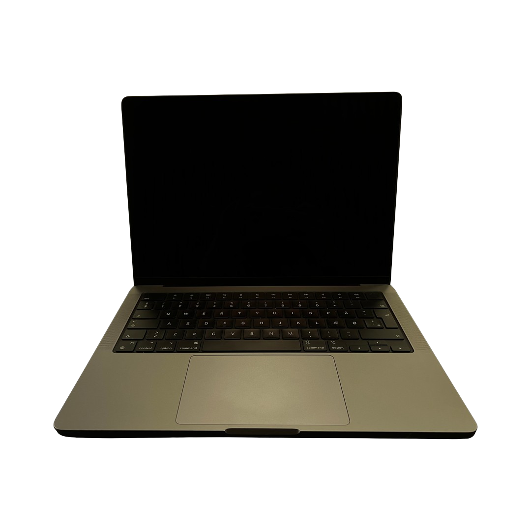 Brugt MacBook Pro 14" | 8GB RAM | 512GB SSD | 8-Core CPU / 10-Core GPU | M3 Chip | 2023