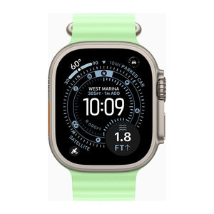 Brugt Apple Watch Ultra 3 i Natural titanium fra Apple - testet og certificeret hos Green.dk