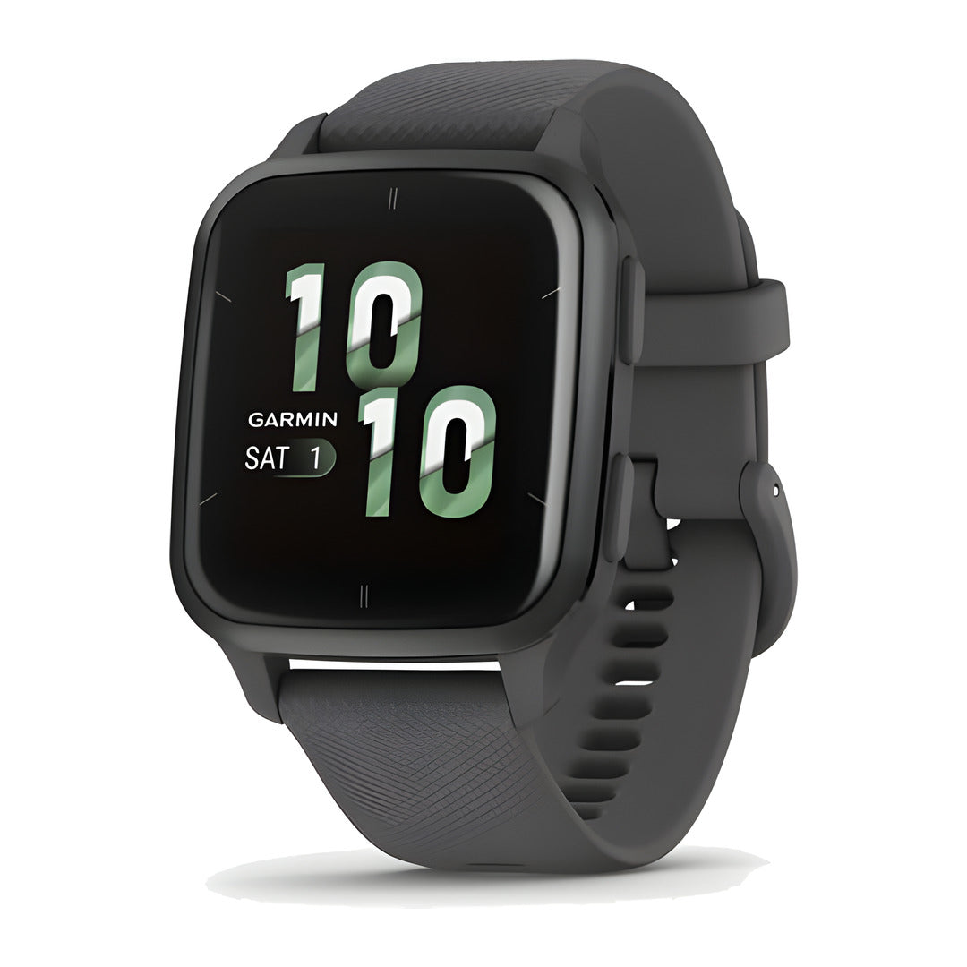Brugt Garmin Venu Sq 2 43mm i Grå fra Garmin - testet og certificeret hos Green.dk