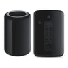Brugt Apple Mac Pro Late 2013 i sort, set forfra og bagfra - testet og certificeret hos Green.dk