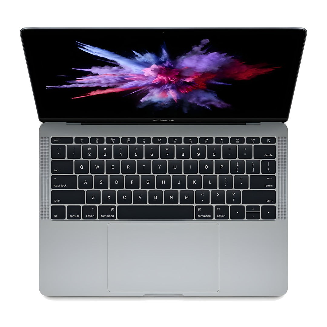 Brugt MacBook Pro 13" (2017, 2 Thunderbolt 3-porte) i Space Grey fra Apple - testet og certificeret hos Green.dk