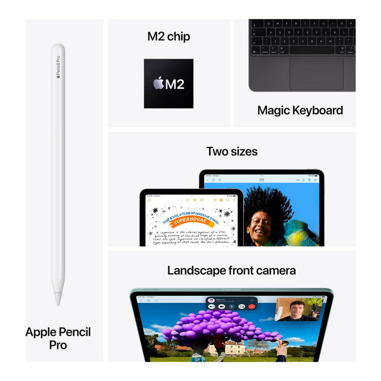 Brugt iPad Air 11” M2 (2024) Cellular fra Apple – testet og certificeret hos Green.dk (billede 5 af 7)