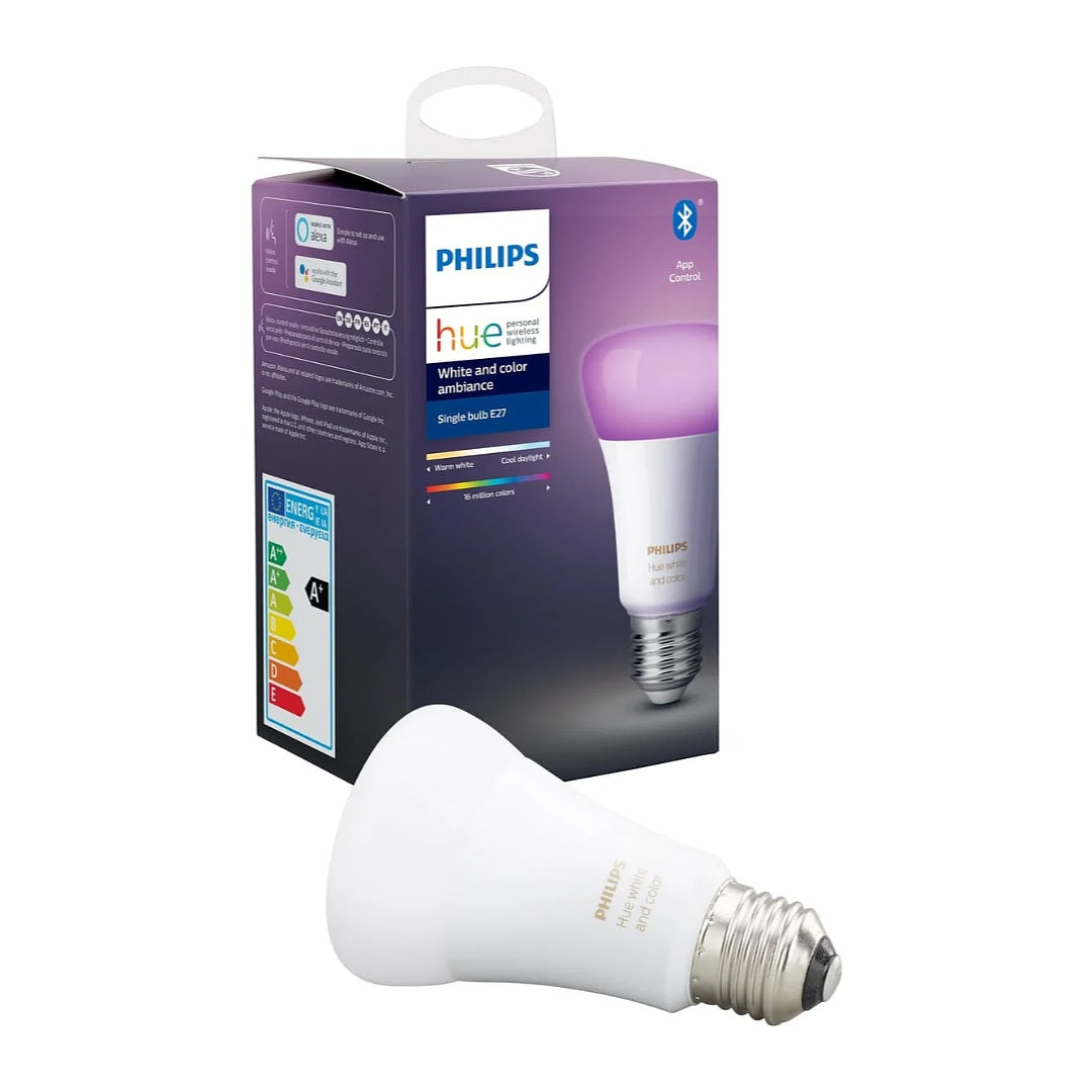 Philips Hue White and Color Ambiance A60 smart LED-pære fra Philips - testet og certificeret hos Green.dk