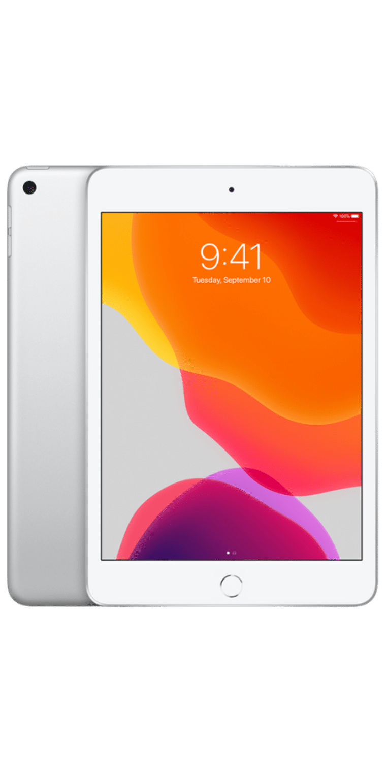 Se iPad Mini (5. gen), 64GB, Sølv, 4G hos Phonetrade