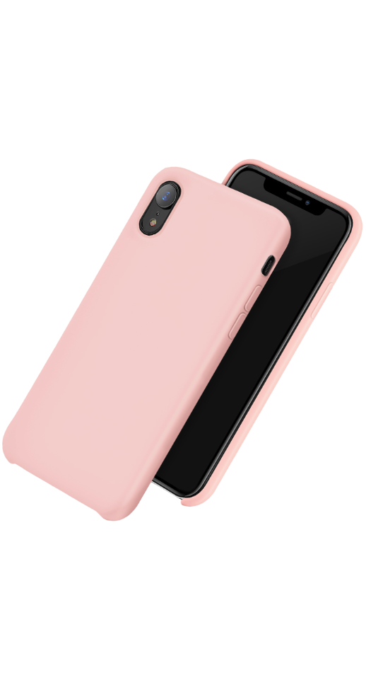 - Iphone Xr Silikone Cover (Pink) || hos -